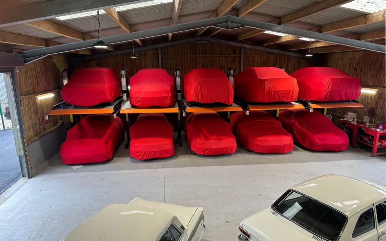 Cars securely stored at Motorworx Car Storage